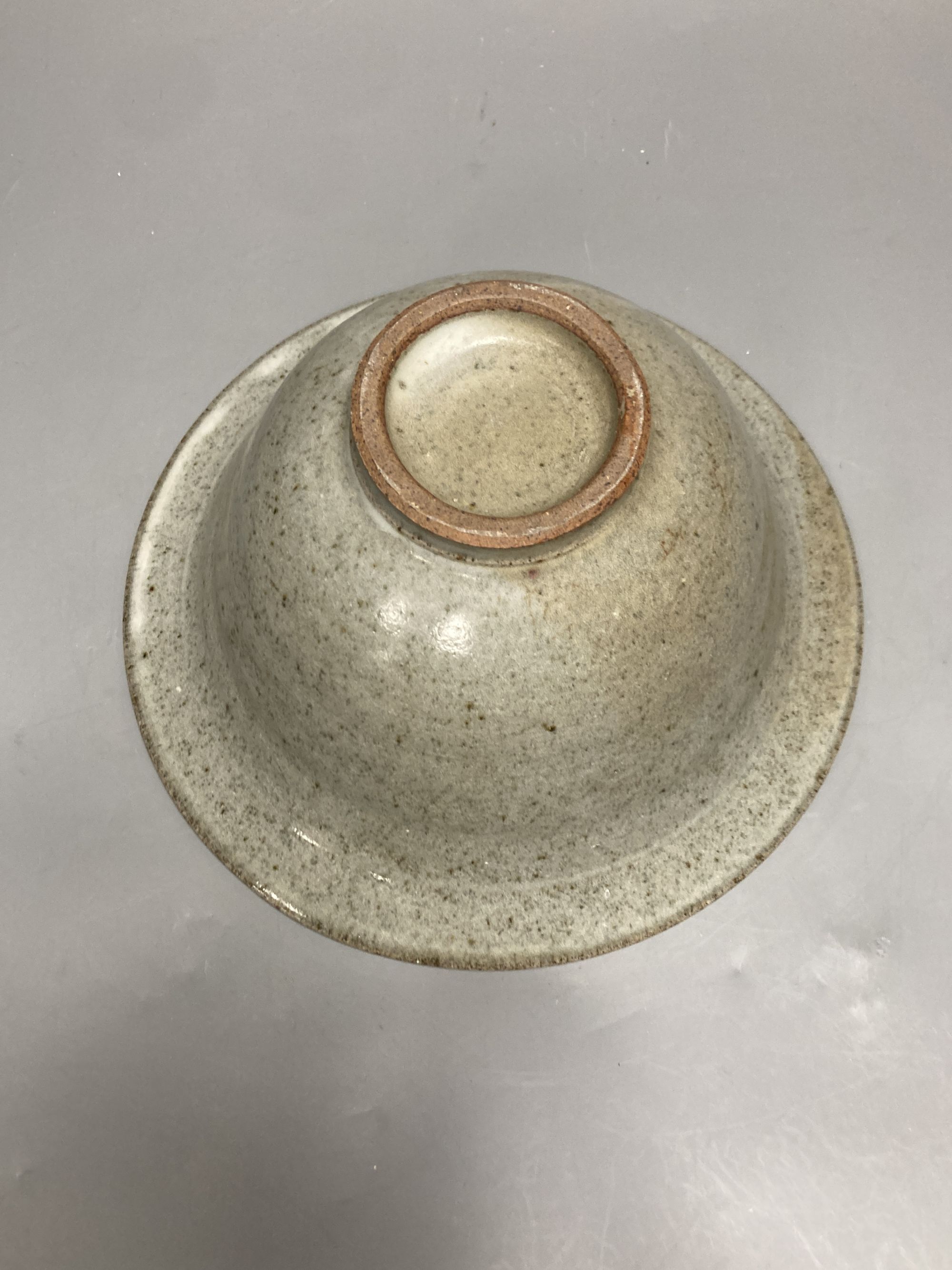 Two Studio pottery bowls and a similar vase